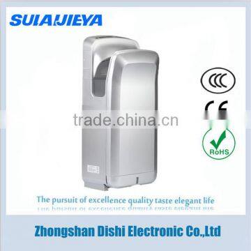 hotel bathroom accessory automatic jet air hand dryer with brushless dc motor