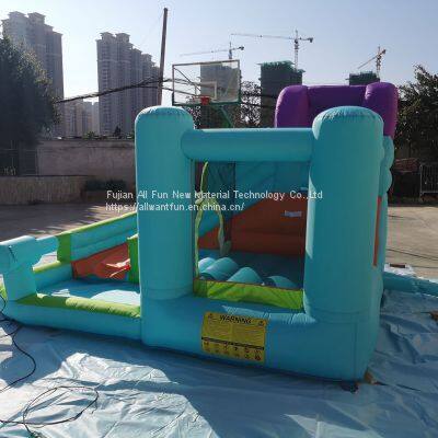 Hot Selling Waterslide With Splash Pool Bouncer Slde Water Cannons & Hose photo-2