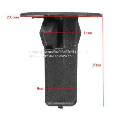 Toyota Honda Automobile Black Push Type Rivet Fastener Trunk Plastic Car Clip