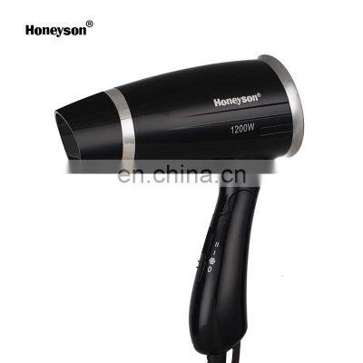 hotel appliances folding 1200W black or white hairdryer 220V for guest room