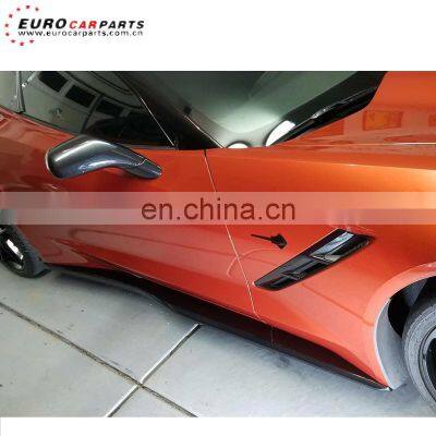 Carbon Material C7 to Z06 Style Carbon Fiber Parts With Front Lip and Side Skirt for C7 Body Kit photo-5