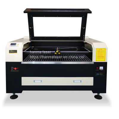 Chinese factory direct sell HM-1313 laser crystal/rubber/plexiglax/leather cutting machine CO2 laser cutting machine