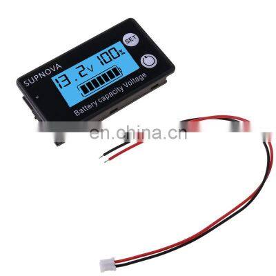 Battery Capacity Indicator Tester DC 8V-100V Lead Acid Lithium LiFePO4 Car Motorcycle Voltmeter Voltage Gauge 12V 24V 48V 72V photo-3