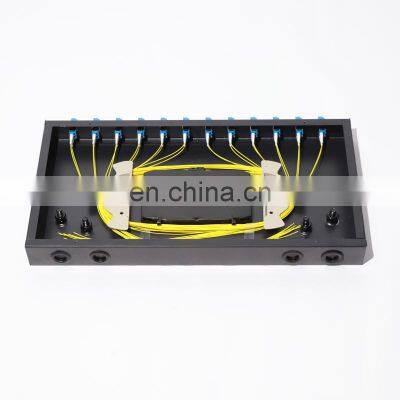 Fiber Optic Patch Pannel/rack Mount 48/FTTH Terminal Box/SC 12/24Port LC 24 Port 19