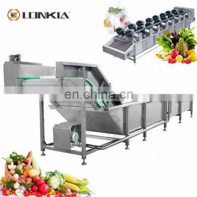 LONKIA Industrial Potato Carrot Vegetable Fruit Washing Machine Salad Vegetable Fruit Washing Machine