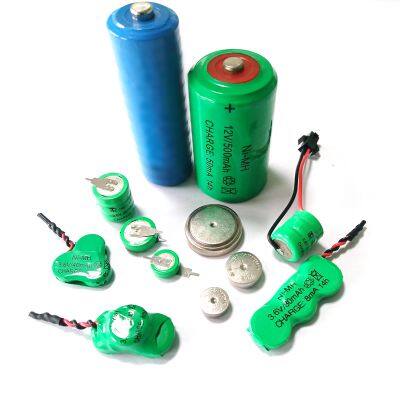 NIMH Button Battery 250mAh6.0V Rechargeable Battery Pack photo-2