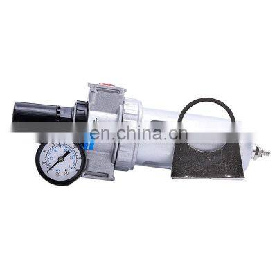 Electric High Flow Pressure Automatic SFR400 Thread Size G1/2 Air Source Treatment Combination Manual Drain Filter Regulator Air