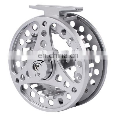 Machined Aluminium large  Drag Fly Reel metal  Ice Fishing Reels fly fishing reel for Winter fishing