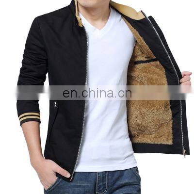 2020 autumn and winter youth plus velvet overalls men's loose cotton jacket customization