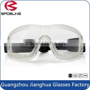 Shatterproof kitchen tear free onion cutting goggles red frame yellow lens eye glasses construction metalworking woodworking