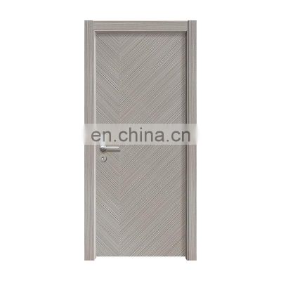 Modern Simple Design Soundproof Hotel Interior Solid Wood Door For House Room