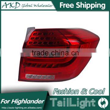 AKD Car Styling Tall Lamp for Highlander DRL New Highlander LED DRL 2016 Highlander LED Tail Light Good Quality LED Fog Lamp photo-2