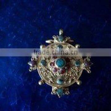 Gold plated ghau Pendant