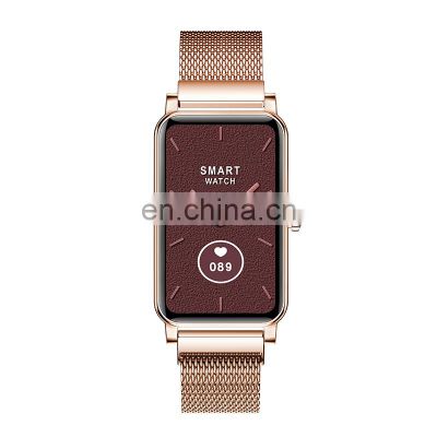 Zx19 Smart Watch Women Ip68 Waterproof Girl Fashion Health Sports Fitness Wristband Customizable Watch Face Smart Watch