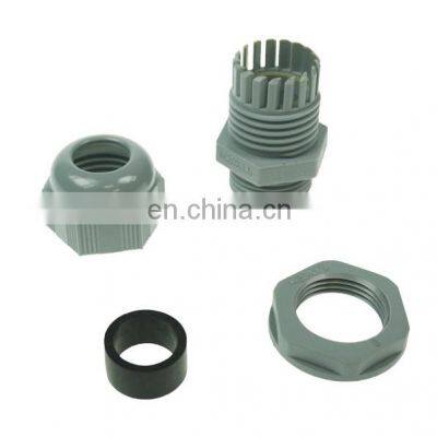 20mm Grey Nylon Cable Gland With Small Hole Cable Gland Used For Panel Enclosure photo-4