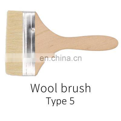 High Quality Wooden Handle Goat Hair Gilding Cleaning Tools Wall Paint Brush photo-5
