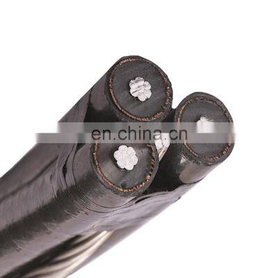 3 core aluminum conductor ABC 185mm2 33kV ABC aerial bundle cable ABC cable Price