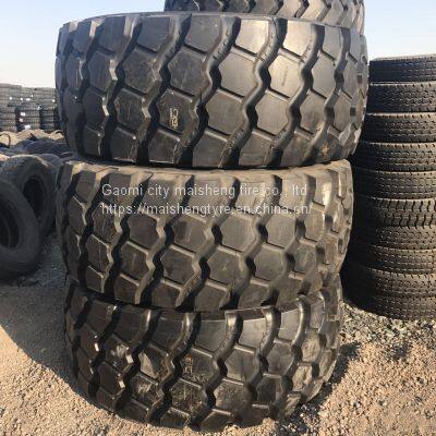Chaoyang forklift tyre 26.5R25 L-5S smooth steel engineering tyre