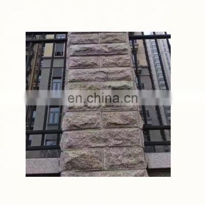 Cheap yellow granite stone exterior wall cladding 60x30cm