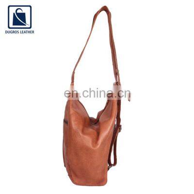 Wholesale Quantity Manufacturer of Hot Selling Luxury and Stylish Look Genuine Leather Unisex Backpack Bag