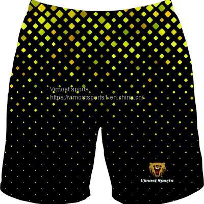 2022 Men's New Style Custom Shorts with sublimation technique