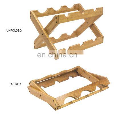 Bamboo Wine Glass Drying Storage Rack Wine Holder Shelf High Quality Bamboo Storage Holder photo-5