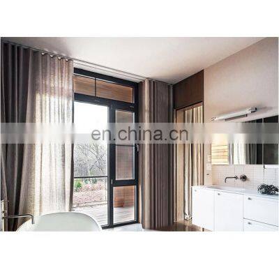 Waterproof aluminum framed window and door material tempered glass sliding door system