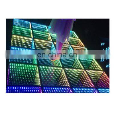 Decorative Wall Paritition Lighting LED Glass Display photo-4