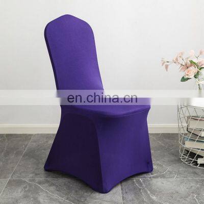 Amazon Hotsale Universal Fit Stretch Wedding Spandex Chair Covers For Living Room Dining Room photo-3