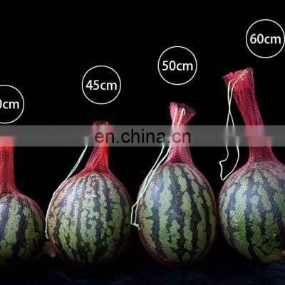 China Factory Wholesale Cheap Strong Bearing Small Net Mesh Bags PP/PE Nylon Vegetable Fruits Mesh Net Bags With Drawstring photo-3