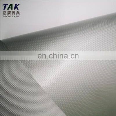 2000d Waterproof Two Side Lacquer Pvc Panama Coated Fabric 900gsm Silver Pvc Tarpaulin for Truck photo-4