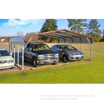 China Prefabricated Car Shed Garage Steel Structure Building photo-2