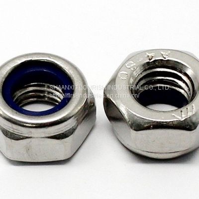 DIN 985 Standard Hexagon Lock Nut Prevailing Torque Type With Nylon Insert