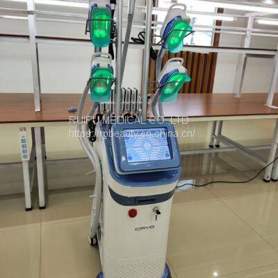 Most Professional 4 handles working same time Cryo Cavi RF beauty machine