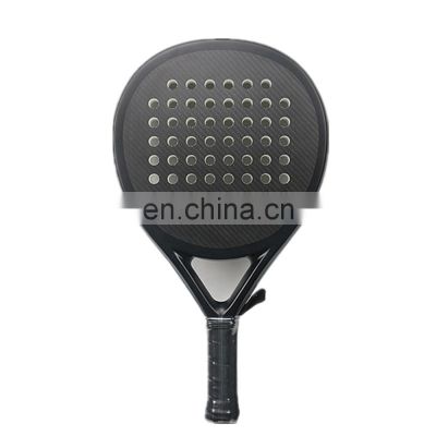 Wholesale Factory Custom DIY Logo Padel Racket Carbon Fiber 3K 12K 18K Soft EVA Professional Carbon Beach Rackets