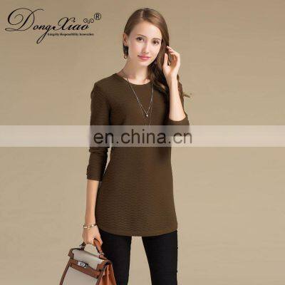 Autumn Winter New Style 100% Cashmere Sweater Knitted Long Crew Neck Chinese Style Anti-Shrink Solid OEM Service Available photo-4