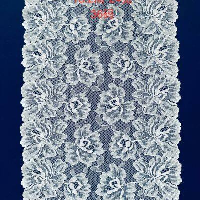 New Product Stretchy Lace Ribbon Elastic Trim Fabric With Floral Pattern for Bridal Wedding Decorations Sewing DIY Making and DIY Crafts photo-3