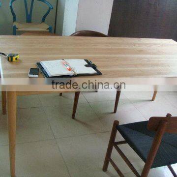 Sample Design Ash Wood Rectangle Long Dining/restaurant Table photo-2