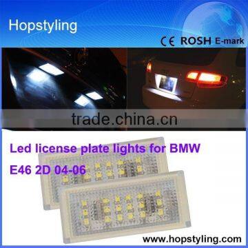 Emark Car light LED license plate lamp for BMW E46 2D license plate light canbus No error code