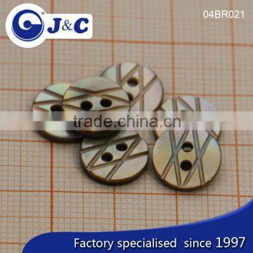 J&C Brown MOP shell buttons,pearl shell buttons for fashion shirt.BR021, BR023