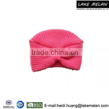 Best Seller Acrylic Knitted Beanie Bowknot Hat