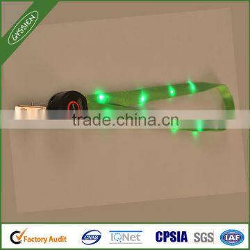 China market factory 2cm wide led lanyard free sample