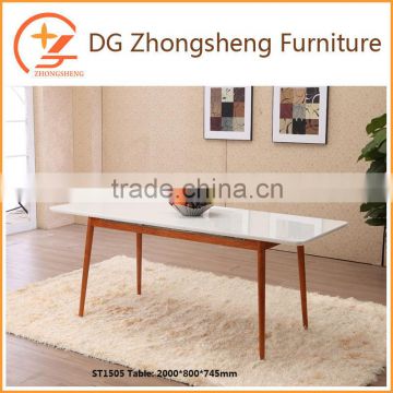 Simple design solid wood dining table professional