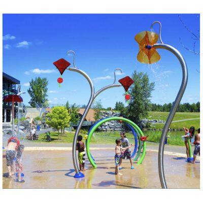 Manufacturers Supply Water Park Amusement Equipment Stainless Steel Spray Water Interactive Water Playing Equipment photo-5