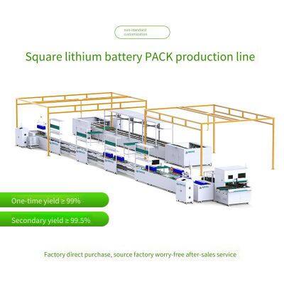Fully Automatic Production Line for Square Shell Battery, Soft Pack Battery Module Pack, and Assembly Line Body for Household and Outdoor Energy Storage photo-3