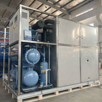 Linsky 10Ton/24hr Aluminum Alloy Evaporator Industrial Cube Ice Machine for Sale