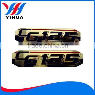 High level custom gold plating 3d car logo / chrome car logo signs