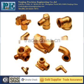 Good quality precision brass casting valve parts