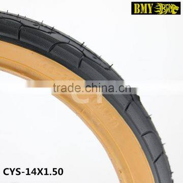 hot selling bicycle parts colored bicycle tyre 14x1.50