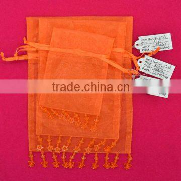 organza bags with tassels